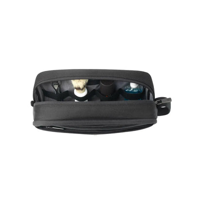 Spacious interior ideal for storing full-size toiletries