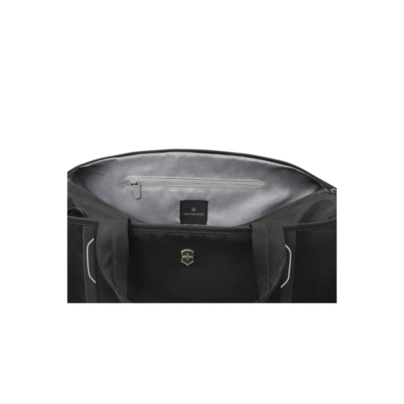 Interior features zippered lining pocket