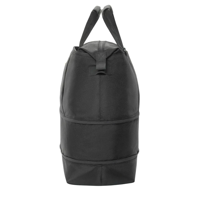 5" (13 cm) drop-down zippered expansion for extra capacity