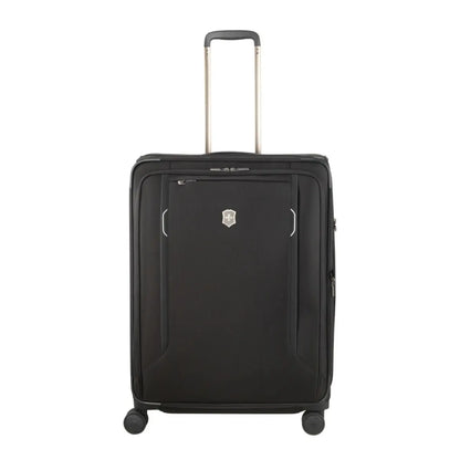 Victorinox Werks Traveller 6.0 - 70cm Dual-Caster Expandable Softside Large Suitcase - Black