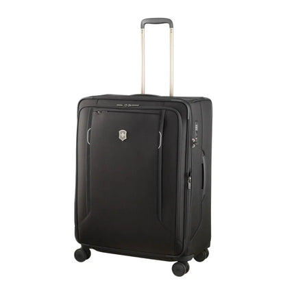  Victorinox Werks Traveller 6.0 - 70cm Dual-Caster Expandable Softside Large Case - Black