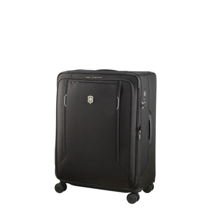 Victorinox Werks Traveller 6.0 - 70cm Dual-Caster Expandable Softside Large Suitcase - Black