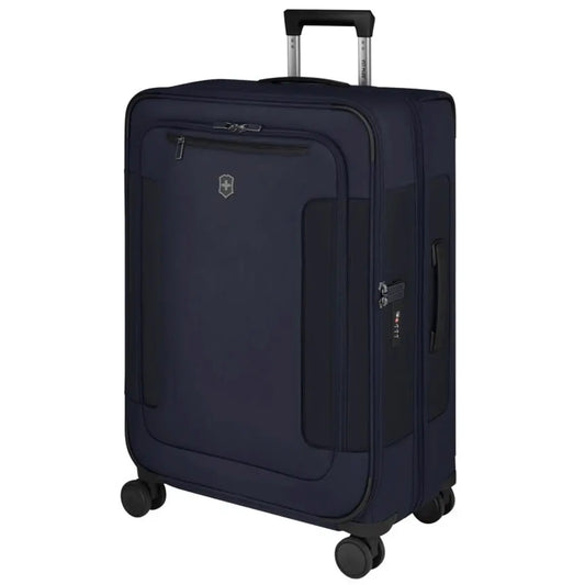 Victorinox Werks Traveller 7.0 - 69 cm Expandable Softside Medium Suitcase - Navy Blue