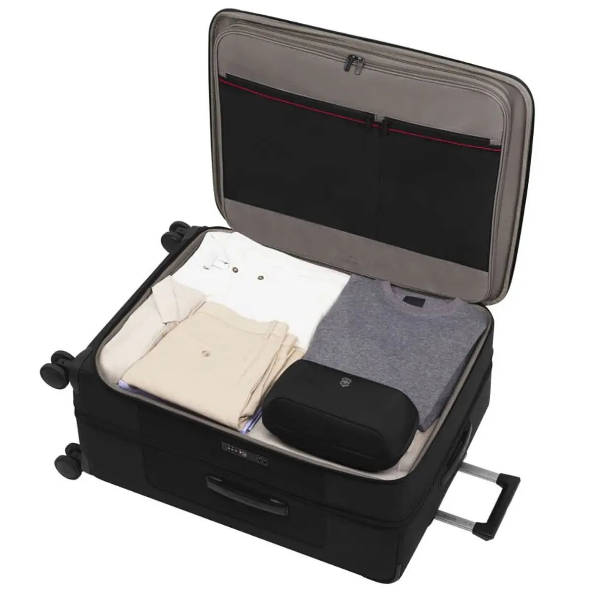 Victorinox Werks Traveller 7.0 - 75 cm Expandable Softside Large Suitcase - Black