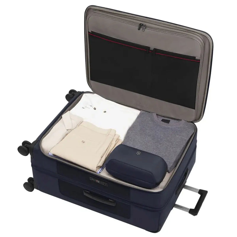 Victorinox Werks Traveller 7.0 - 75 cm Expandable Softside Large Suitcase - Navy Blue