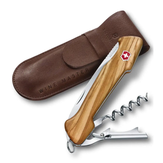 Victorinox Wine Master Wood Swiss Army Knife - Beige Olive Wood