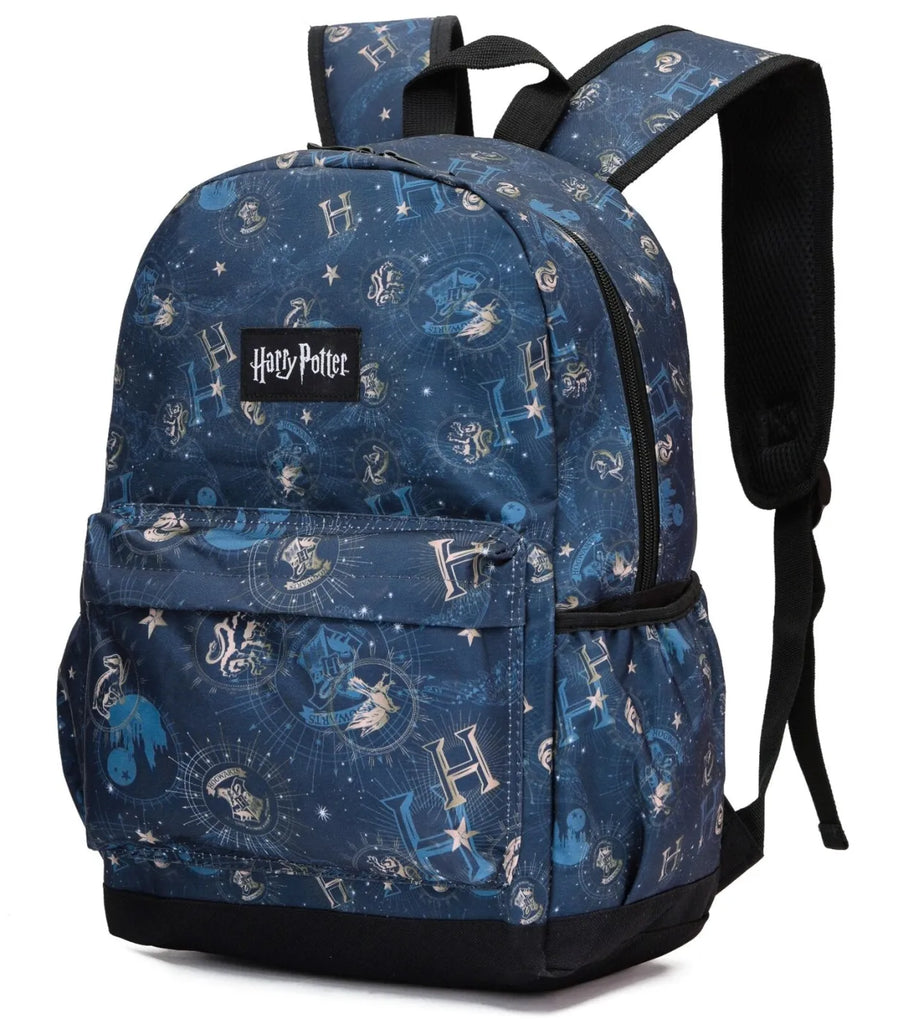 harry potter jansport backpack Mini - 10" Exclusive Woven Small Backpack with Front Pocket Zipper pulls have cord tabs for easy grab access Magical Harry Potter luggage for