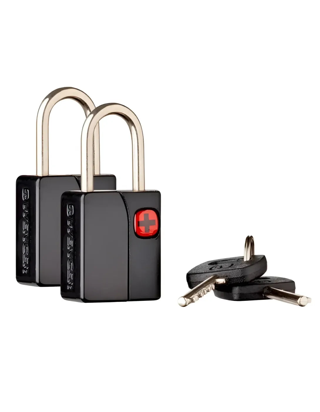 Lock Set Bunder Wenger 2 Piece Lock Set Black Transport Security – Travel Universe