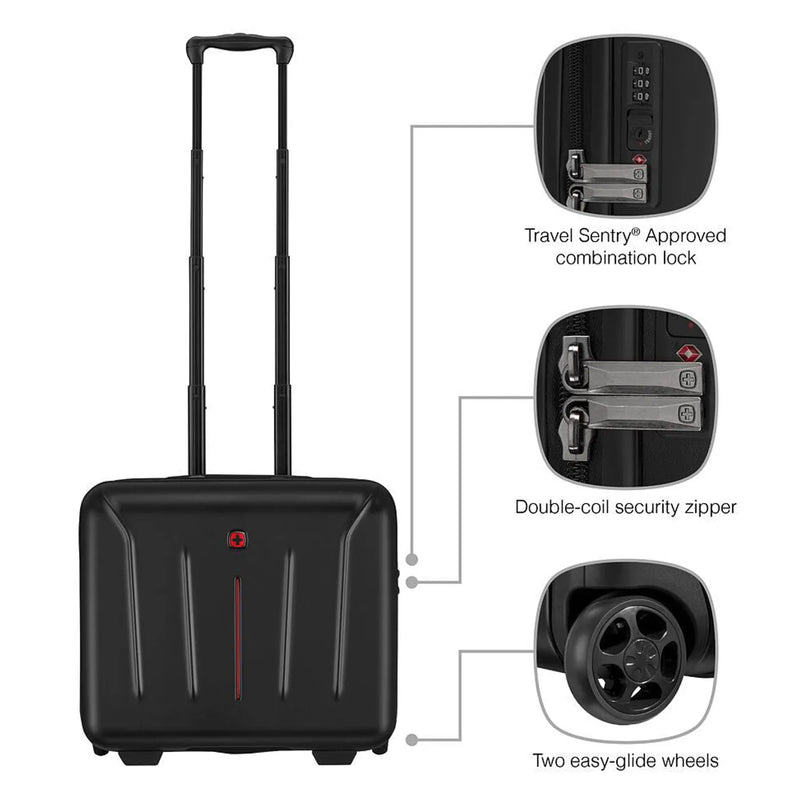 Wenger Amplix Wheeled 15.6’’ Laptop Case - Black