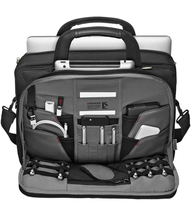 Wenger Computer Briefcase Wenger BC Pro Laptop Briefcase with RFID Protection – Travel Universe
