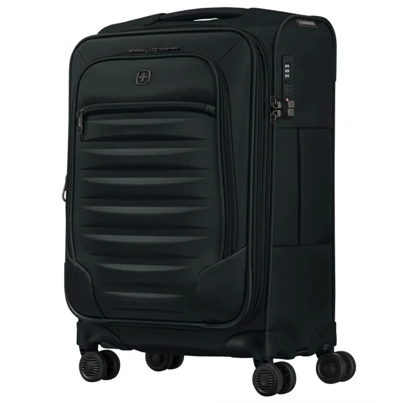 Wenger Checklite 55 cm Softside Expandable Carry-On Suitcase - Black