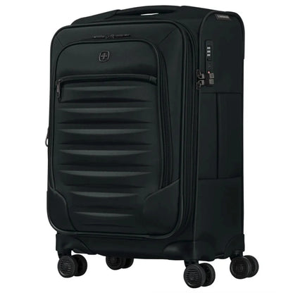 Wenger Checklite 55 cm Softside Expandable Carry-On Suitcase - Black