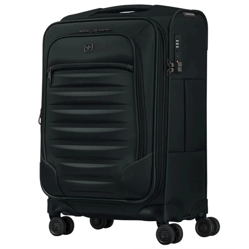Wenger Checklite 55 cm Softside Expandable Carry-On Suitcase - Black
