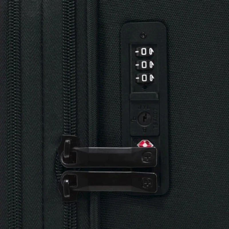 Wenger Checklite 55 cm Softside Expandable Carry-On Suitcase - Black