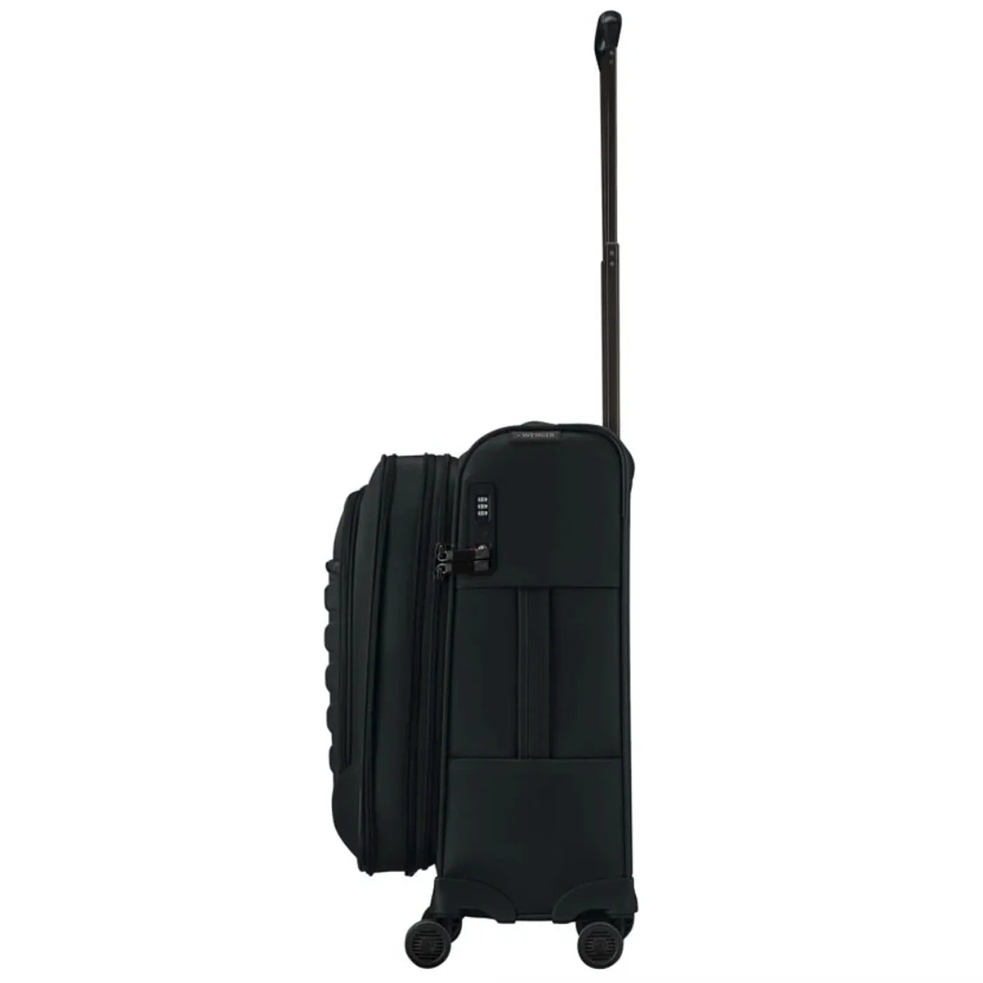 Wenger Checklite 55 cm Softside Expandable Carry-On Suitcase - Black