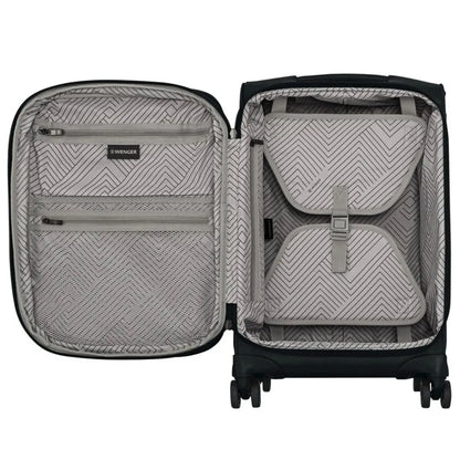 Wenger Checklite 55 cm Softside Expandable Carry-On Suitcase - Black