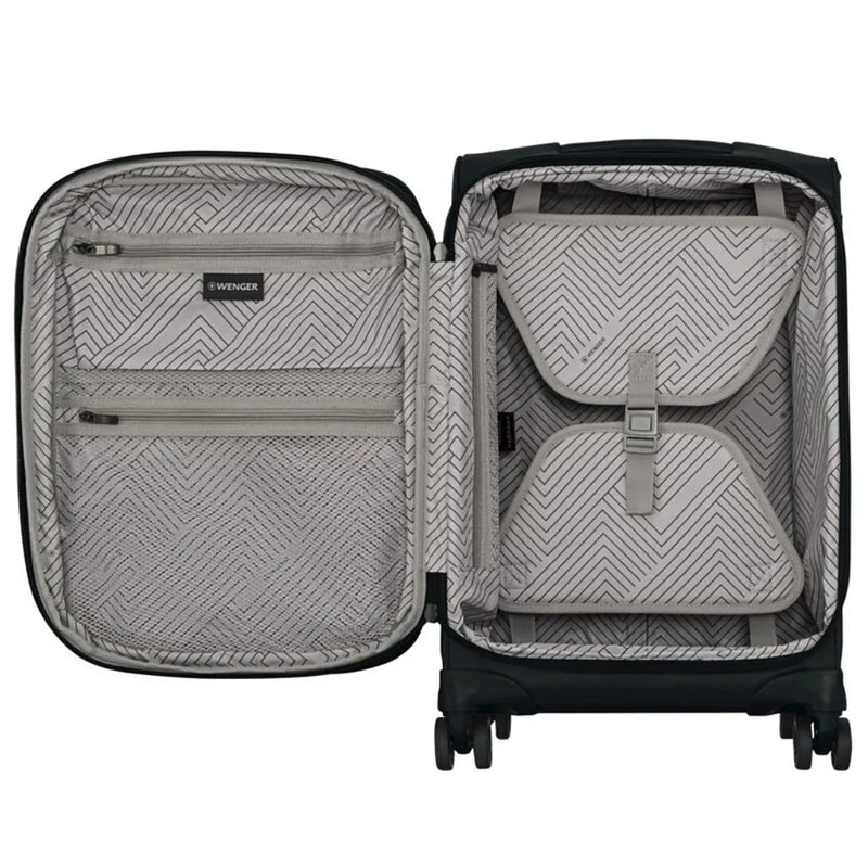 Wenger Checklite 55 cm Softside Expandable Carry-On Suitcase - Black