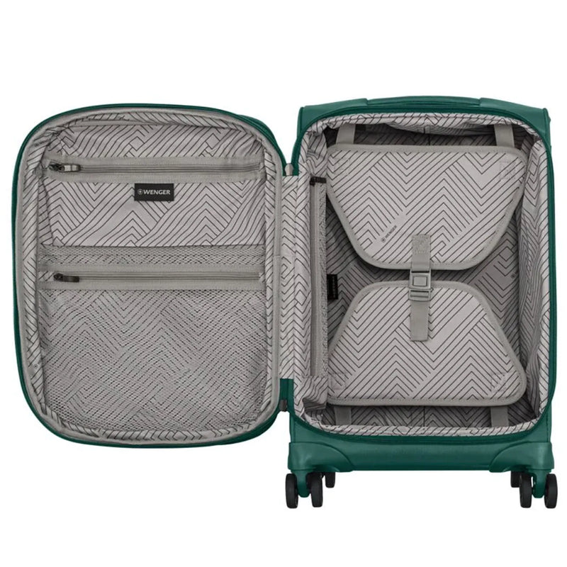 Wenger Checklite 55 cm Softside Expandable Carry-On Suitcase - Green