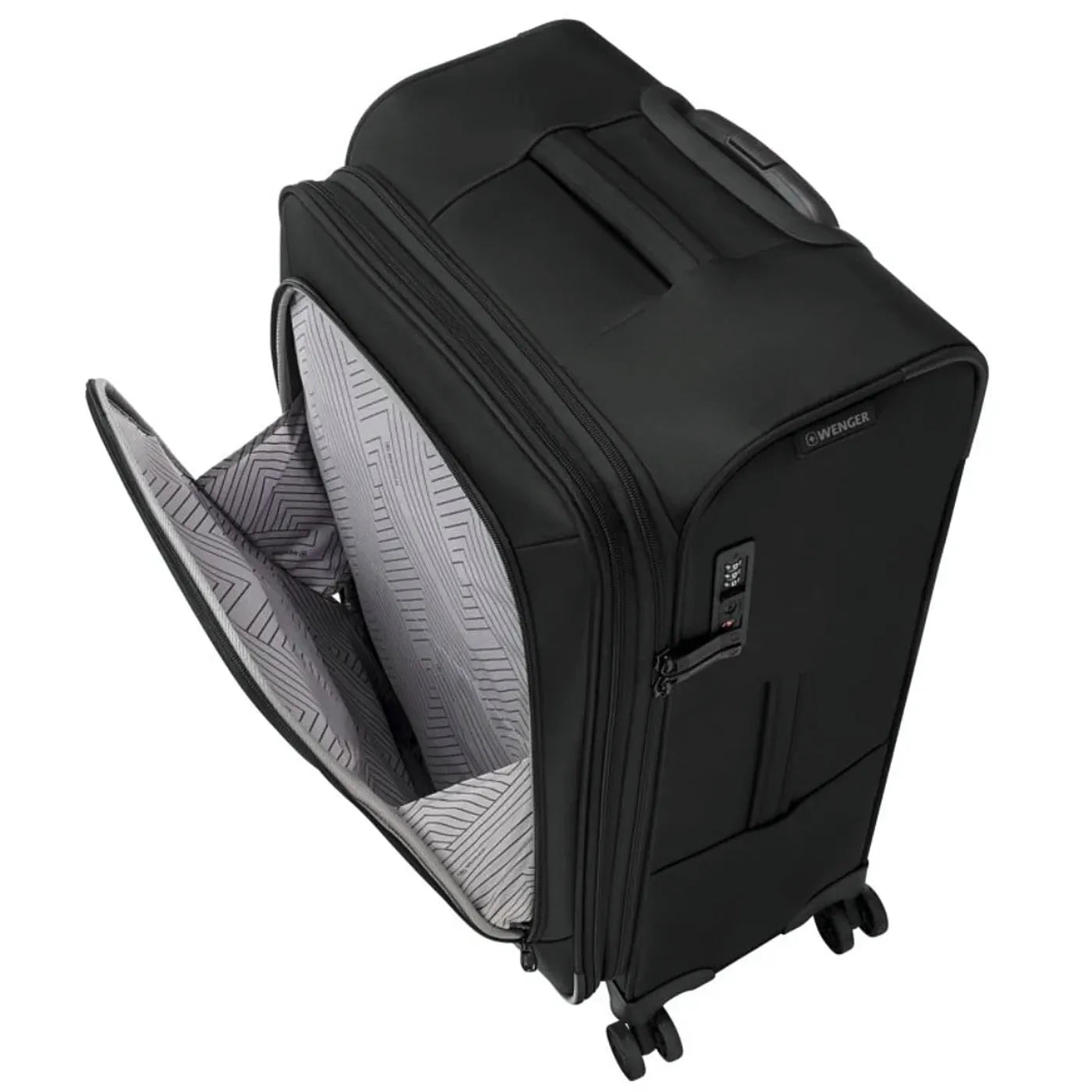 Wenger Checklite 69 cm Softside Expandable Suitcase - Black