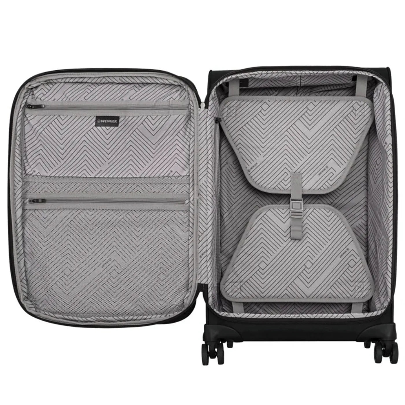 Wenger Checklite 69 cm Softside Expandable Suitcase - Black