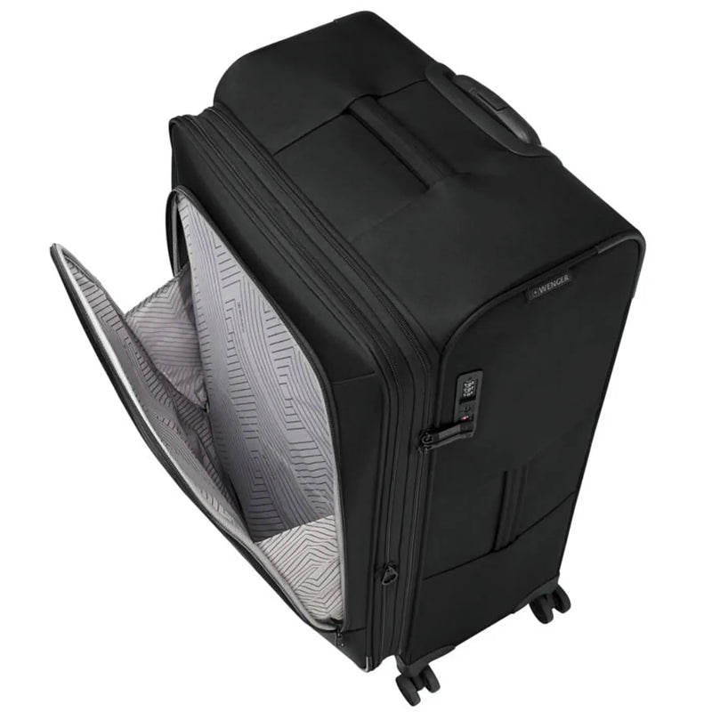 Wenger Checklite 80 cm Softside Expandable Suitcase - Black