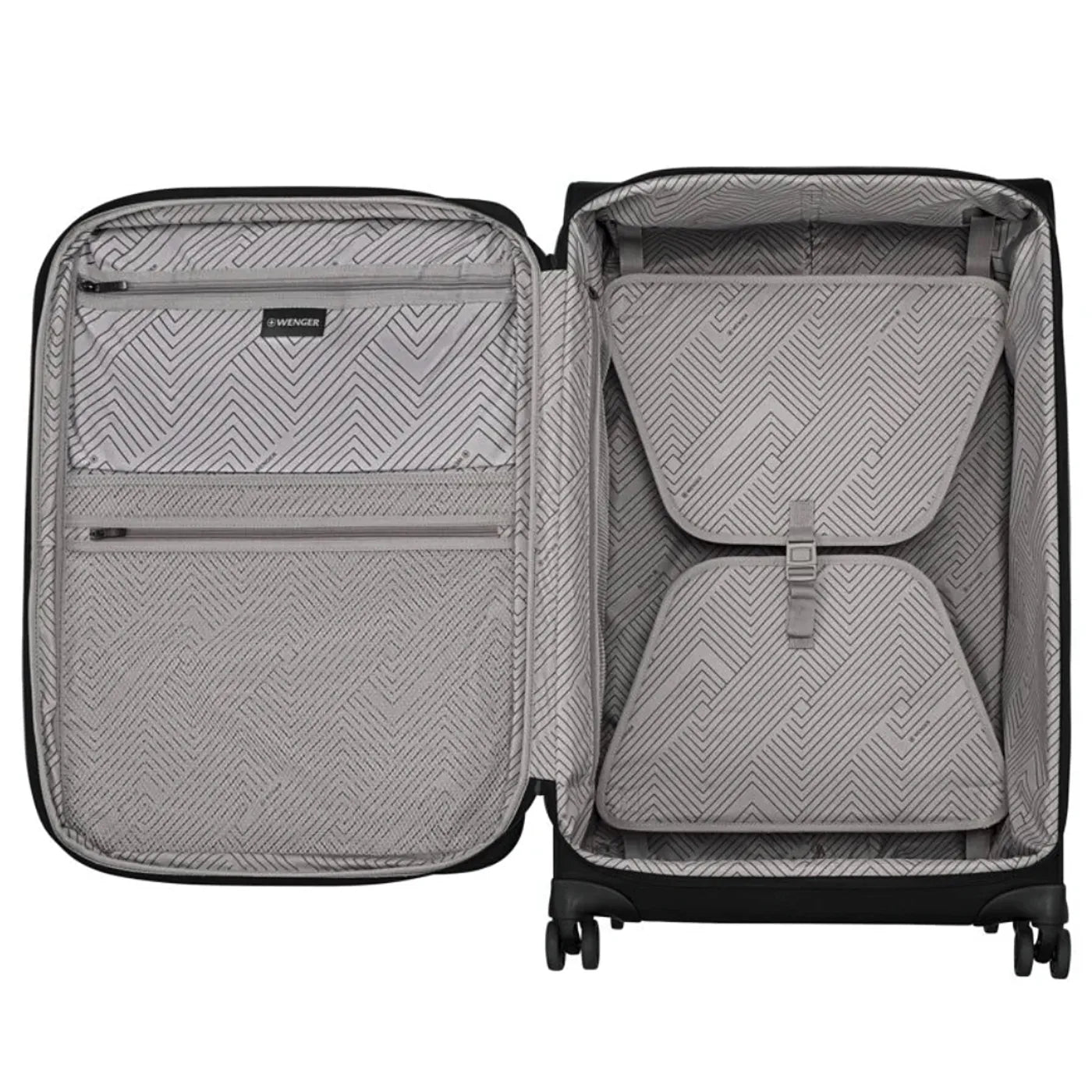 Wenger Checklite 80 cm Softside Expandable Suitcase - Black