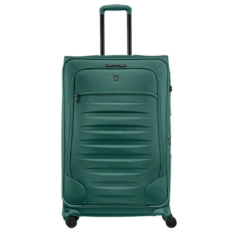 Wenger Checklite Softside Expandable 4-Wheel Suitcase Set of 3 - Green (Small Medium and Large)