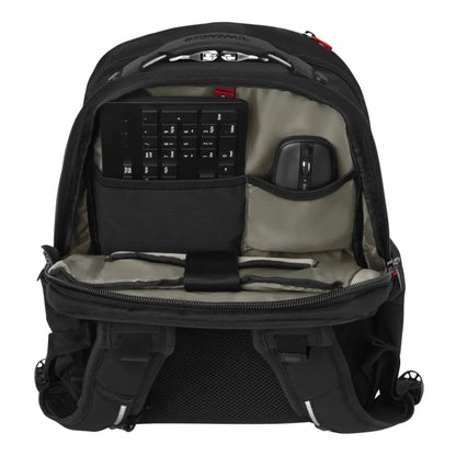 Keyboard compartment and mouse pocket