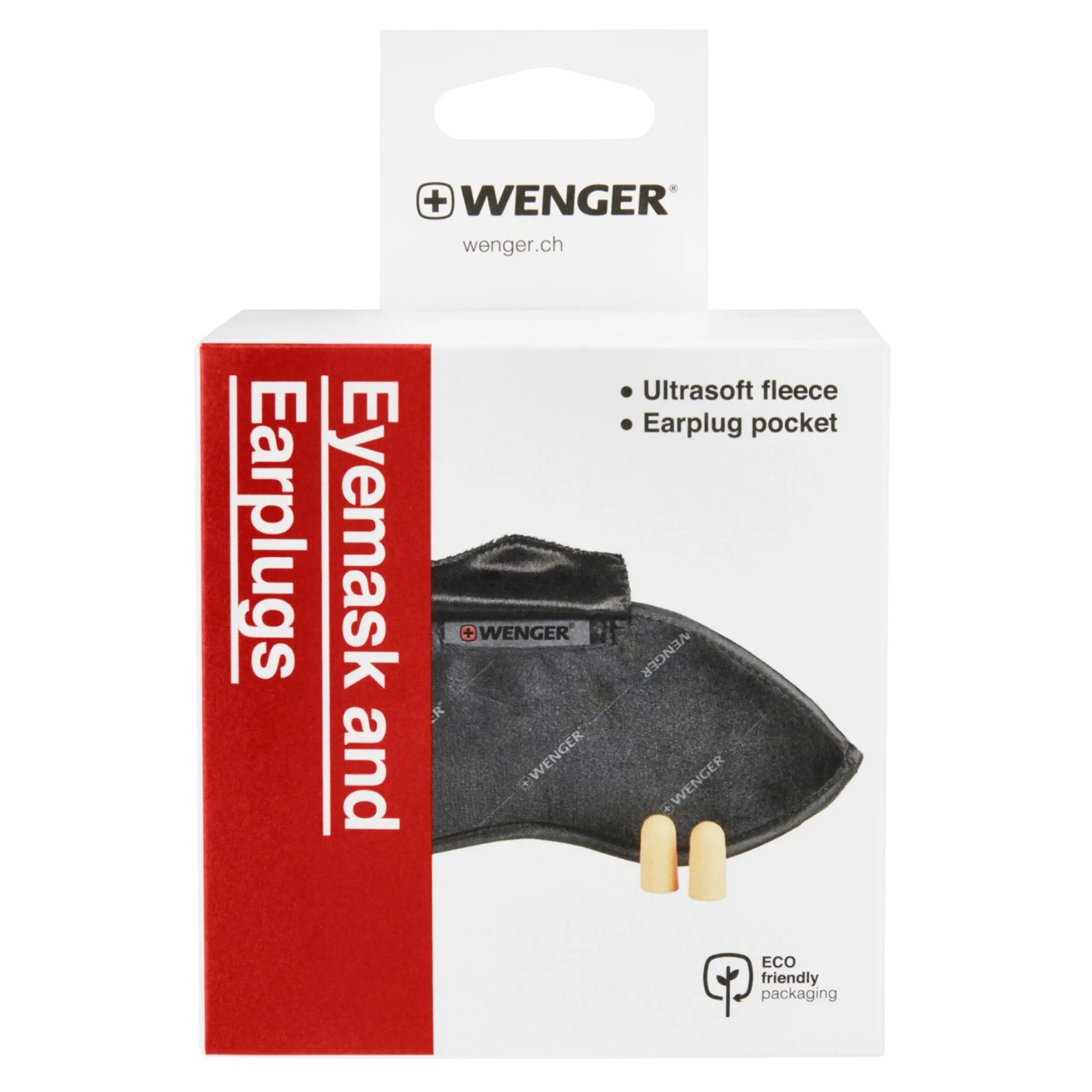 Wenger Eye Mask with Ear Plugs - Black