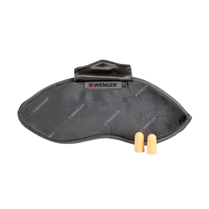 Wenger Eye Mask with Ear Plugs - Black