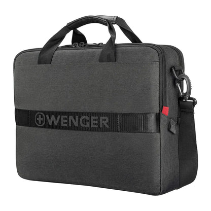 Pass-Thru trolley strap slides over wheeled luggage handles for easy travel with multiple bags