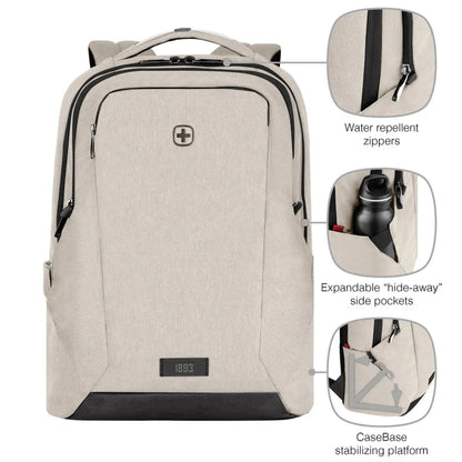 Wenger MX Professional 16’’ Laptop Backpack with Tablet Pocket - Sand