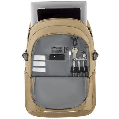 Essentials organizer keeps power cords, chargers and business cards neat and accessible