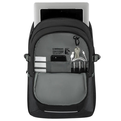 Laptop and tablet compartment at the rear of the bag