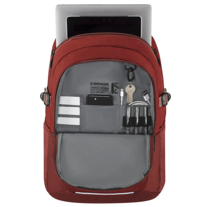 Essentials organizer keeps power cords, chargers and business cards neat and accessible