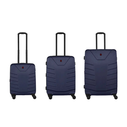 Wenger Pegasus Expandable 4-Wheel Luggage Set of 3 - Blue (Small, Medium and Large)