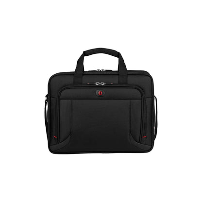 Slim and easy-to-carry, this briefcase protects and organizes all of your daily essentials including a 16” laptop and tablet.
