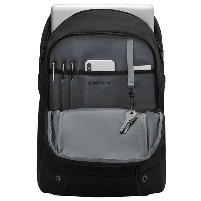 Essentials organizer in front compartment