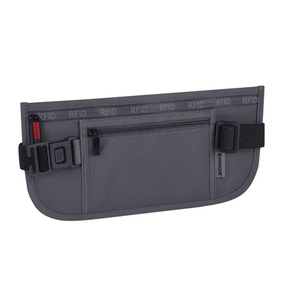 Zippered front pocket and main pocket offer secure storage for essentials