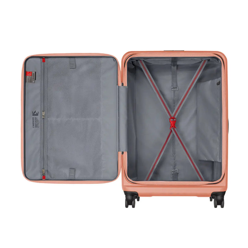 Wenger Skyon 2 Piece Hardside Suitcase Set (Carry-On and Large Size) - Peach