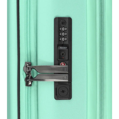 Wenger Skyon 2 Piece Hardside Suitcase Set (Carry-On and Large Size) - Aqua