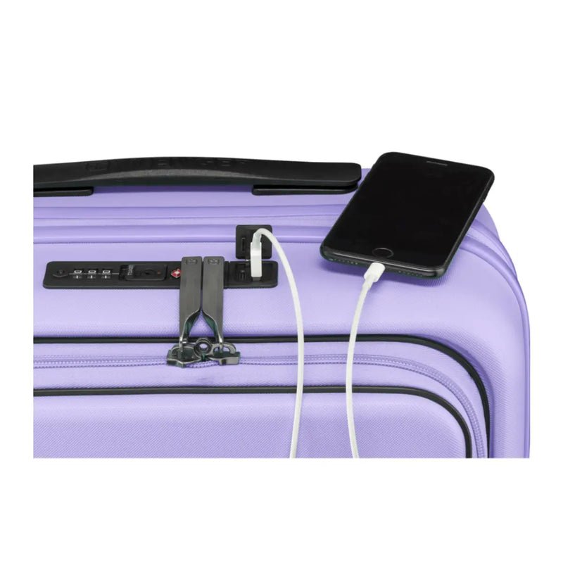 Wenger Skyon 2 Piece Hardside Suitcase Set (Carry-On and Large Size) - Lavender