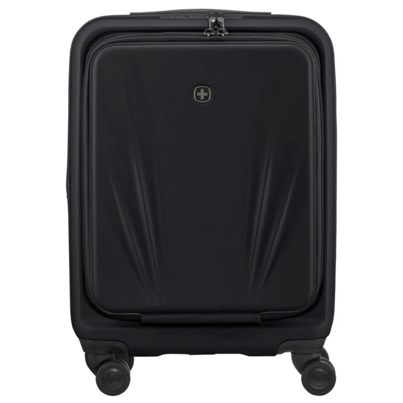 Wenger Skyon 2 Piece Hardside Suitcase Set (Carry-On and Large Size) - Black