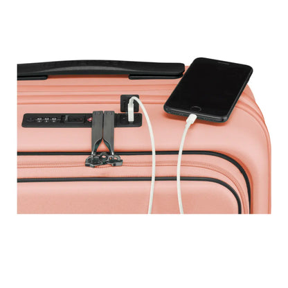 Wenger Skyon 2 Piece Hardside Suitcase Set (Carry-On and Large Size) - Peach