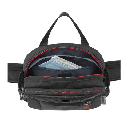 Designated mask pocket with antibacterial lining for maximum hygiene