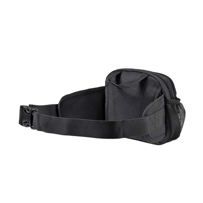Padded, adjustable waist belt for carrying comfort