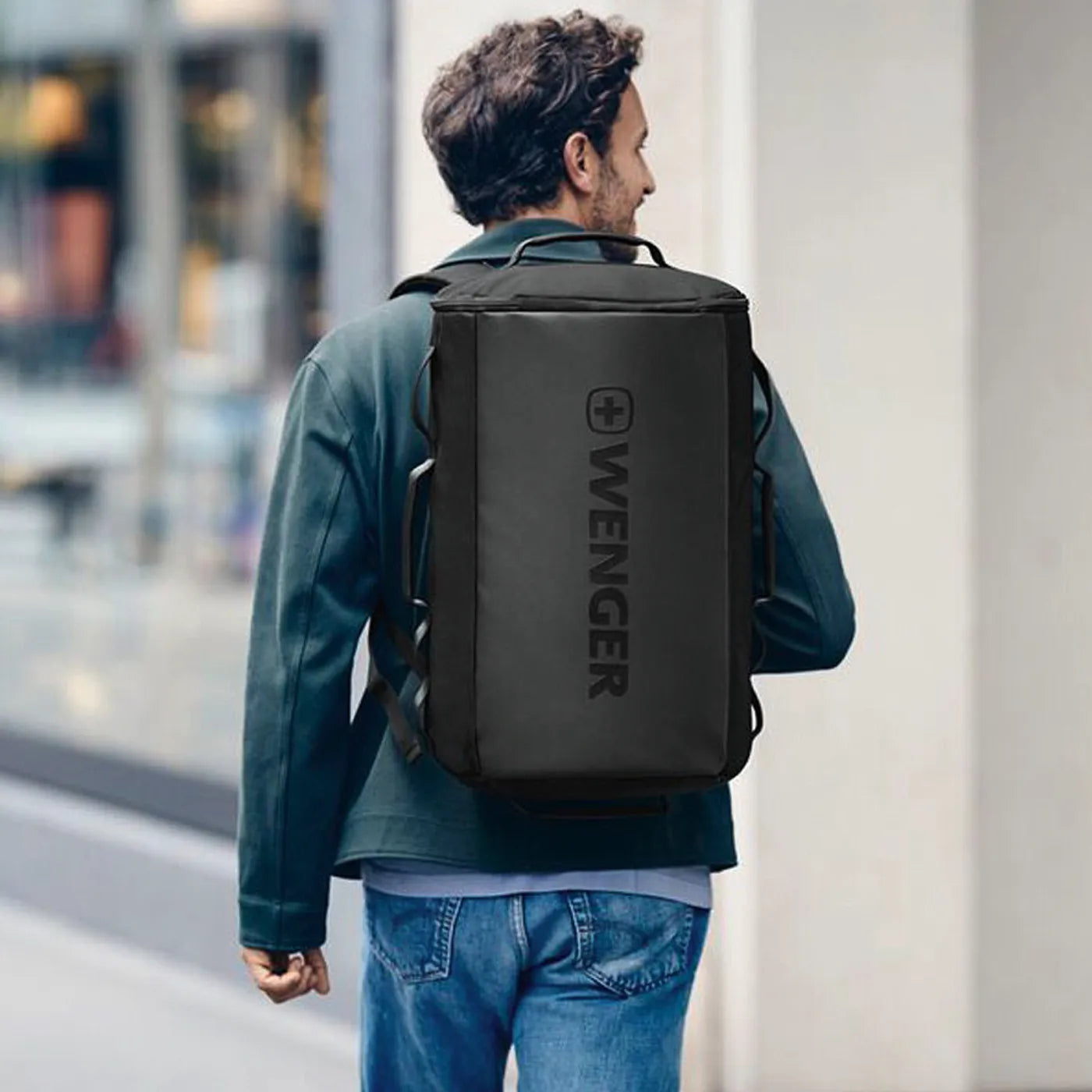 Wenger UrbanOne 15.6’’ Laptop Travel Duffle Backpack - Black