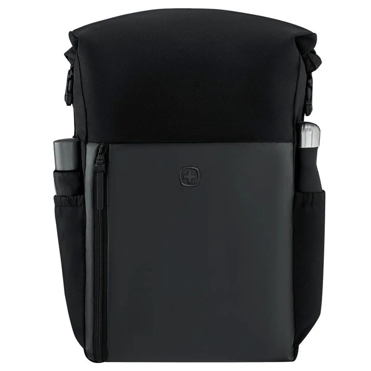 Wenger UrbanOne Roll-Top 15.6’’ Laptop Backpack - Black