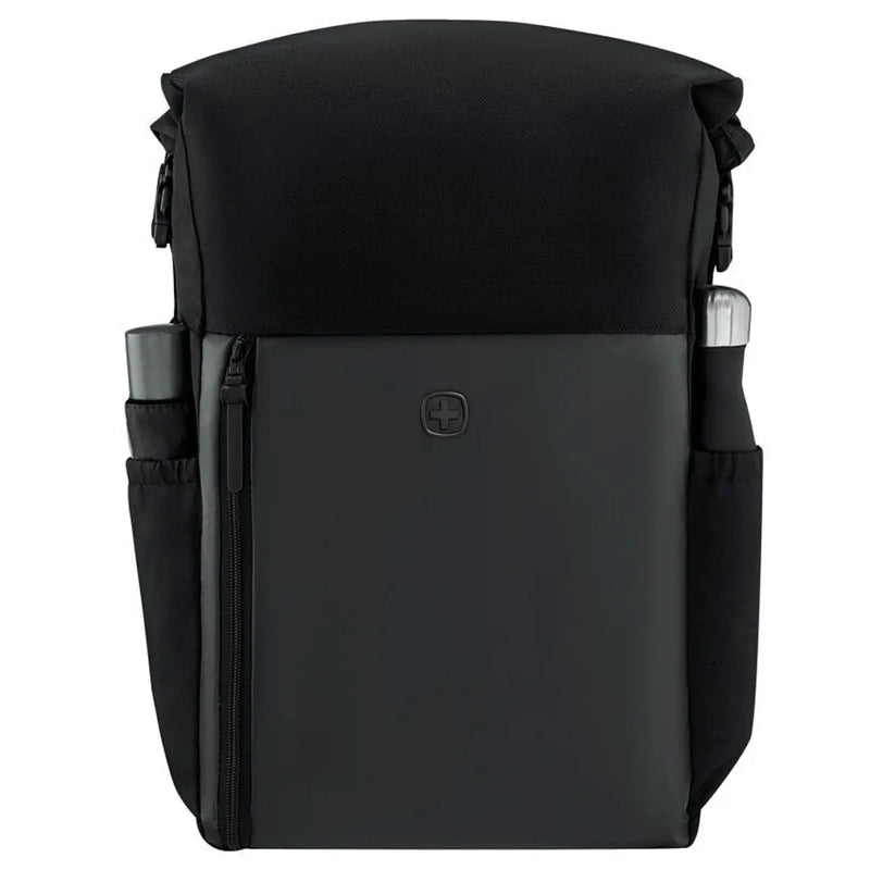 Wenger UrbanOne Roll-Top 15.6’’ Laptop Backpack - Black