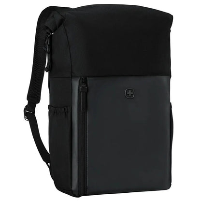 Wenger UrbanOne Roll-Top 15.6’’ Laptop Backpack - Black